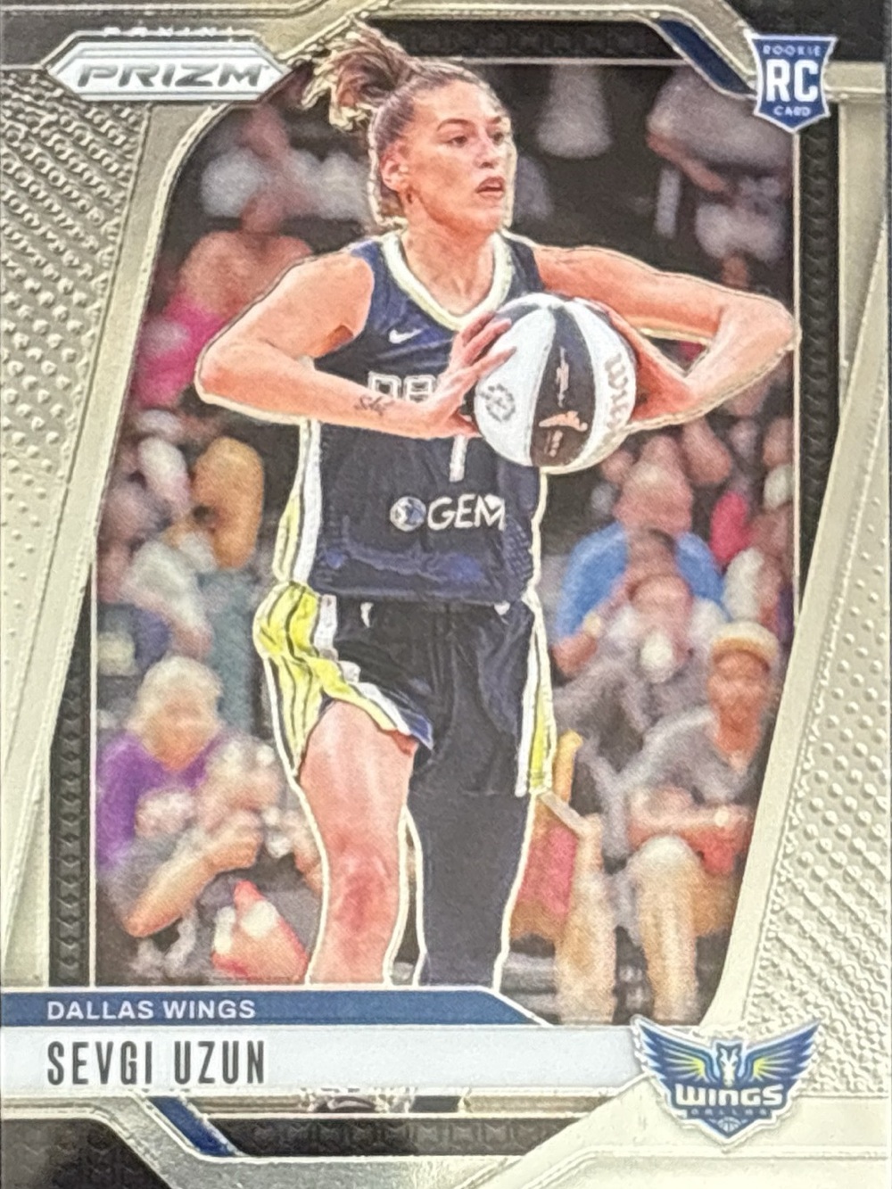 Panini Prizm Sevgi Uzun Dallas Wings Rookie Basketball Card